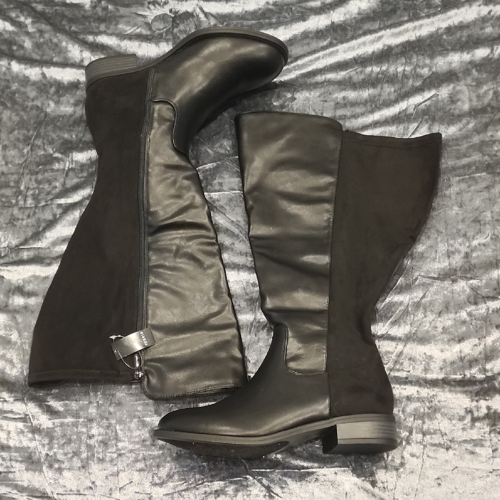 Torrid Black Wide Width Calf Knee Boots